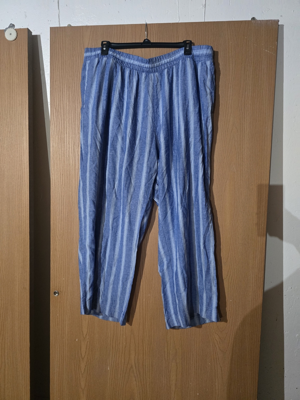 Old Navy Blue Striped Wide Leg Pants